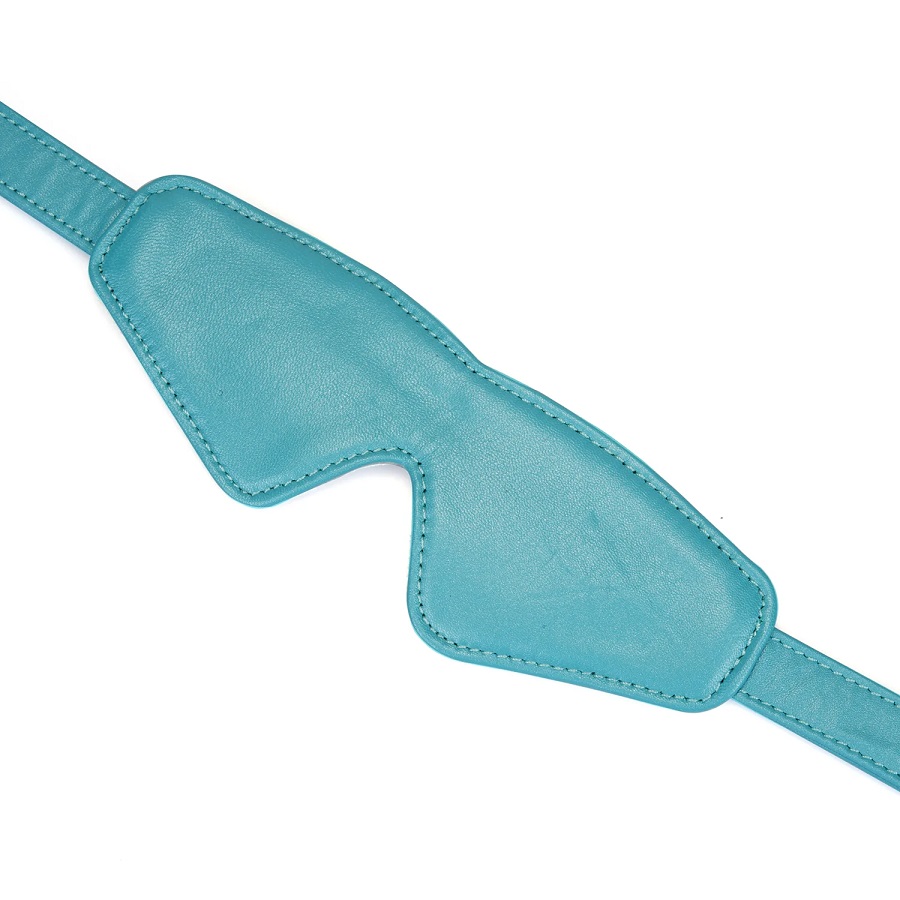 Liebe Seele - Lamb Leather Blindfold - Blue 照片-2