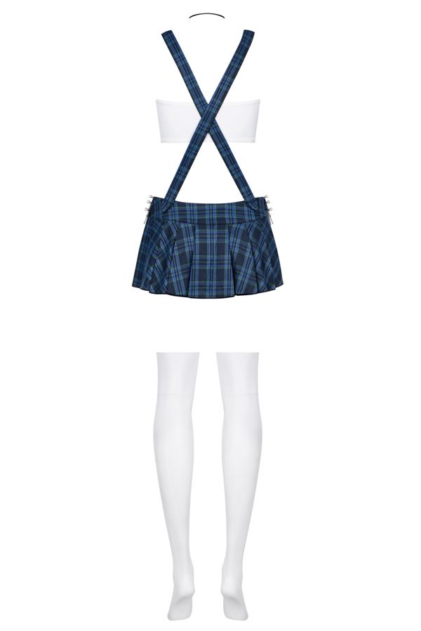 Spicy fantasy that you can easily fulfill? Playing the role ... Obsessive - Studygirl Costume - Blue - L/XL photo-8