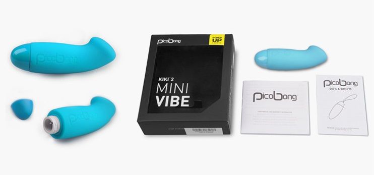 Updated with twice the power, KIKI™ 2 has a flattened tip pe... PicoBong - Kiki 2 Mini Vibe - Blue photo-10