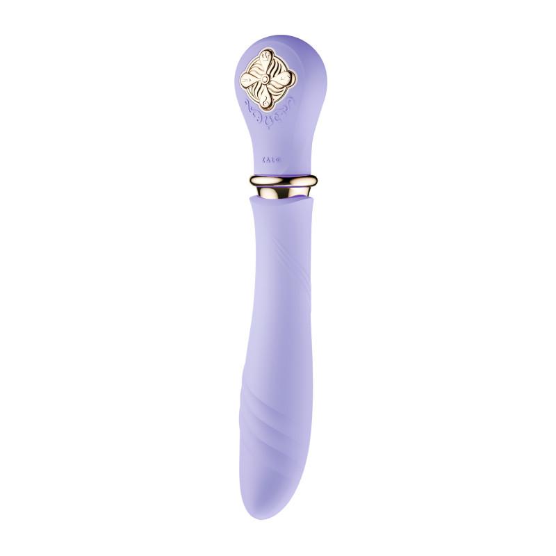 The first auto-thrust massager from ZALO; subvert the tradit... Zalo - Desire Heating Thruster - Fantasy Violet photo-2