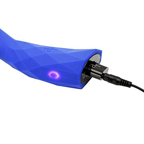 Powerful vibrations in a stunning rechargeable form that is ... Lamourose - Prism V - Azure photo-7