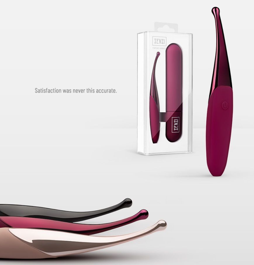 The Senzi vibrator is a beautifully designed pinpoint vibrat... Senzi - Luxury Pinpoint Vibrator - Black photo-9