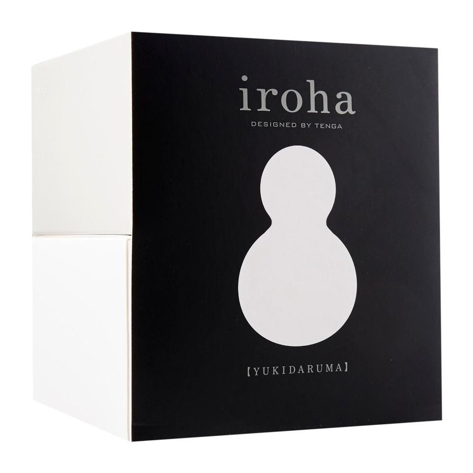 Vibrator sex toy for women designed by Tenga using soft touc... Iroha - Yukidaruma Massager - White photo-20