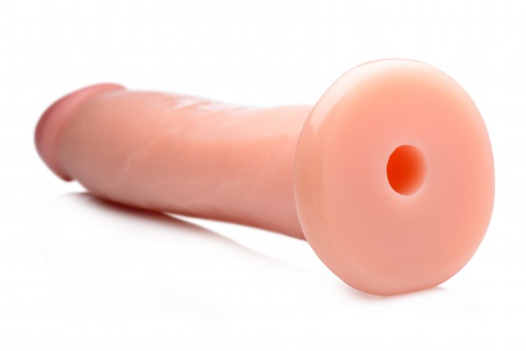 Compatible with your vacuum-grip strap-on harness, fucking m... LoveBotz - 9" Cock Lock Dildo - Flesh photo-4