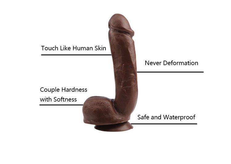 Anti-bacterial, Better-than-real Strong suction cup
Materia... Chisa - Hard On Flesh 8" Dildo photo-8