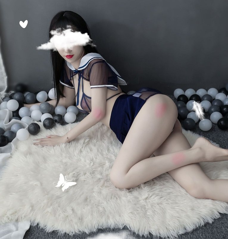 Sexy schoolgirl set with spicy details
Included: top, bar, ... SB - Schoolgirl Mesh Costume - Blue photo-7