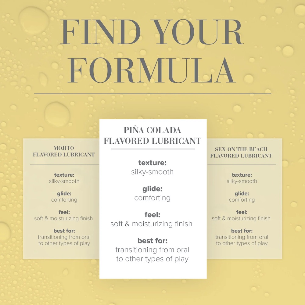 Adult fun meets adult flavors in our popular water-based Coc... JO - Cocktail Pina Colada Lubricant - 60ml photo-5