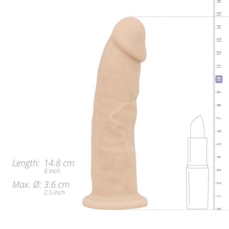 Enjoy exceptionally realistic stimulation with the Harris di... Real Fantasy - Harris Dildo 14.5cm photo-10