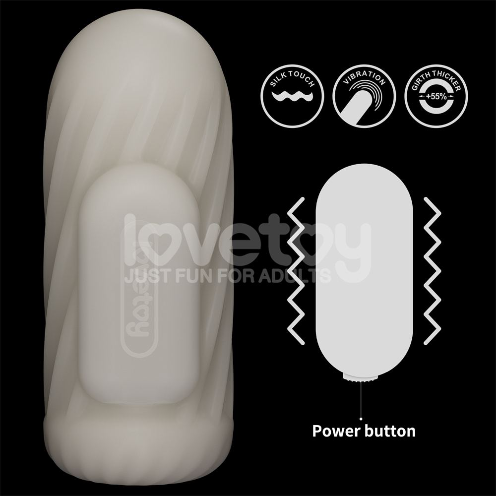 Discover ultimate pleasure and versatility with the Lovetoy ... Lovetoy - Knights Ring Vibro 2in1 Sleeve - Spiral photo-12