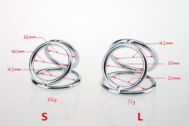 MT - Cock Ring Triple 37x45x50 mm MT - Cock Ring Triple 37x45x50 mm photo-7