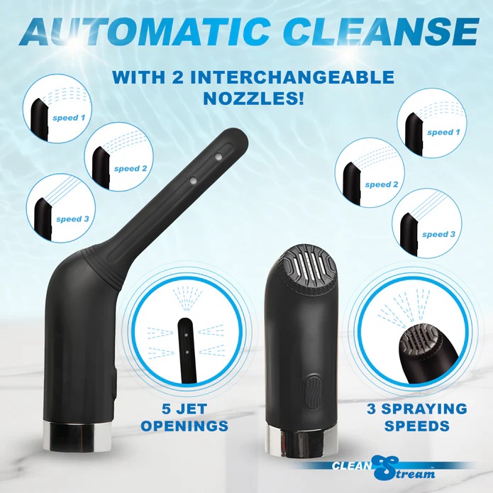 Stay fresh on your travels with our versatile Travel Enema a... CleanStream - Automatic Enema Set - Black photo-3