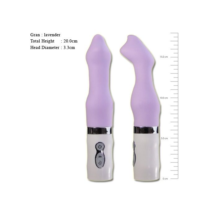 The Grace vibrator was born to provide the feel of luxury wi... Mode Design - Gran Silicone Vibrator - Lavender photo-2