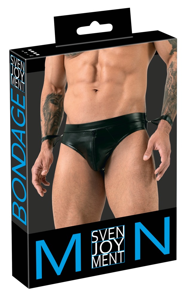 Exclusive, captivating design!
Exciting open back jock brief... Svenjoyment - Jock Bondage - Black - L photo-7
