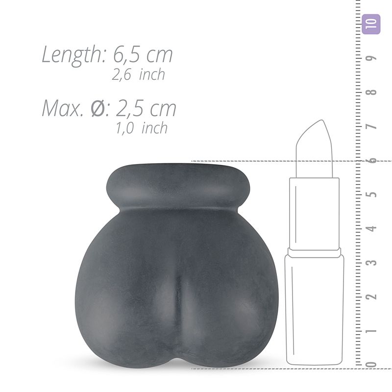 Protect and stimulate your manly shapes with this liquid sil... Boners - Liquid Silicone Ball Pouch - Grey photo-5