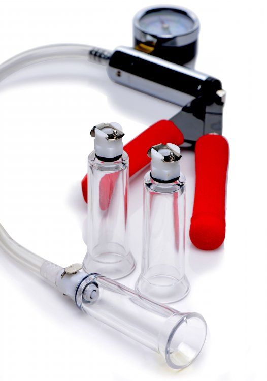 Suction provides exquisite sensation and enhanced sensitivit... Size Matters - Clit and Nipple Cylinders Set 3 - Clear photo-5