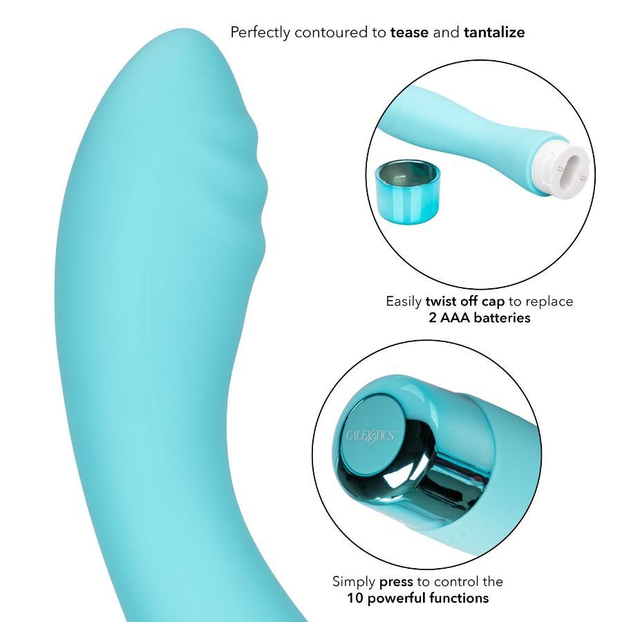 CalExotics Eden Ripple vibrator will sweep you away with wav... CEN - Eden Ripple Vibe - Blue photo-8