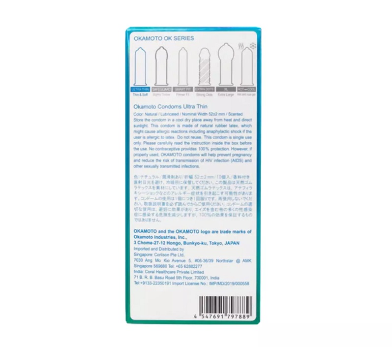 Almost unmeasurable. Oh-so remarkably thin that the King fro... Okamoto - OK Ultra Thin 10's pack photo-4
