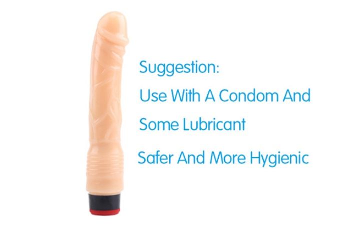Material:T-Skin
Product Size:22cm.¢3.3cm
Product Weight:0.12... Chisa - 9″ Vibe Cock TPE - Flesh photo-9