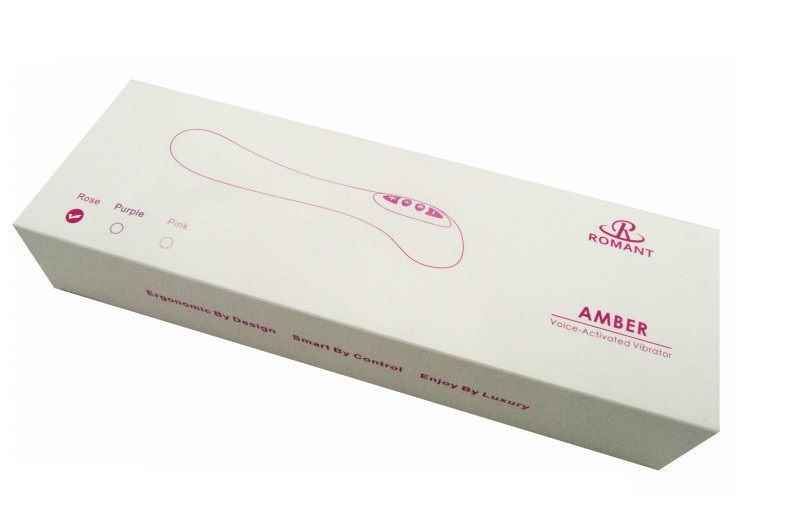 The Amber Rose G-Spot personal massager provides two separat... RM - Amber Voice-Controlled Vibrator - Rose photo-4