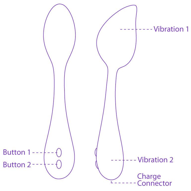 Bloom+ is a slender vibration designed for perfect targeted ... Leaf - Bloom+ - Purple photo-3