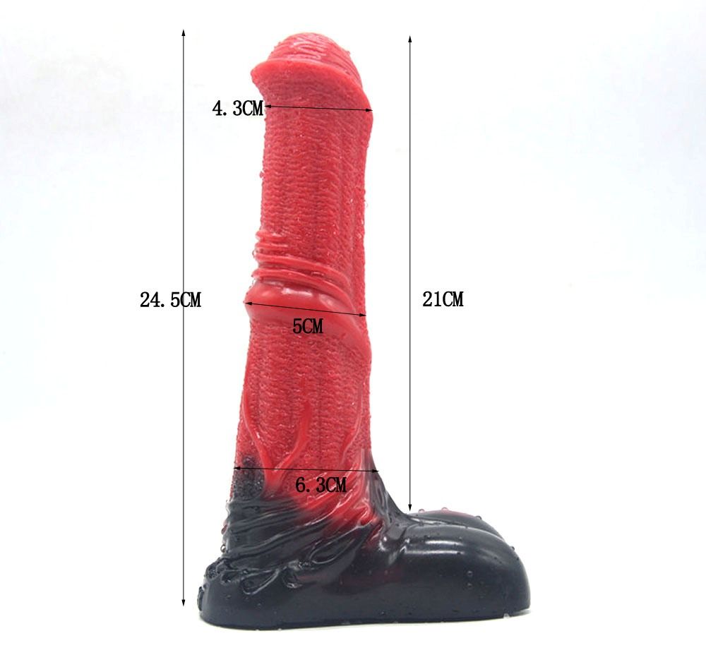 Huge horse dildo &n... FAAK - Horse Dildo - Red/Black photo-17