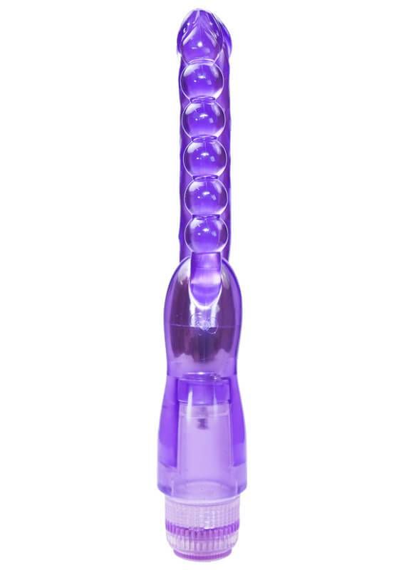Are you looking for some special 02 Vibrators?This dual pene... Aphrodisia - Double Pleasure Dual Penetrator Vibrator - Purple photo-8