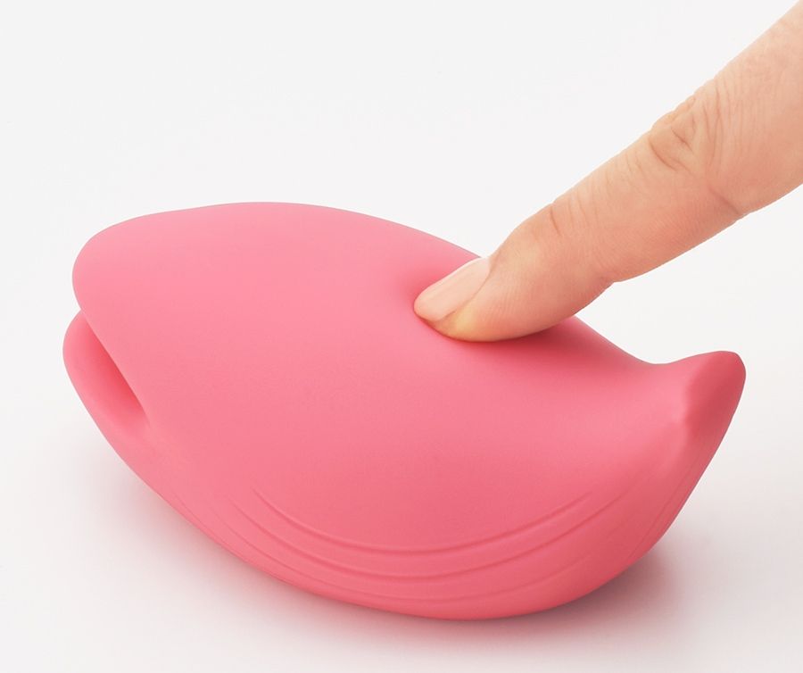 It is like a giant whale that splashes on water and sends ou... Iroha Plus - Yorukujira Massager - Nadeshiko Pink photo-2