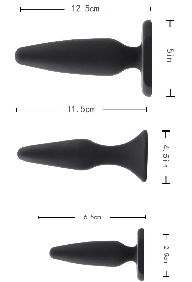 Material:Silicone
Product Size:Φ2.5cm,Φ2.9cm,Φ3.7cm
Product ... Chisa - Anal Traimer Kit photo-5