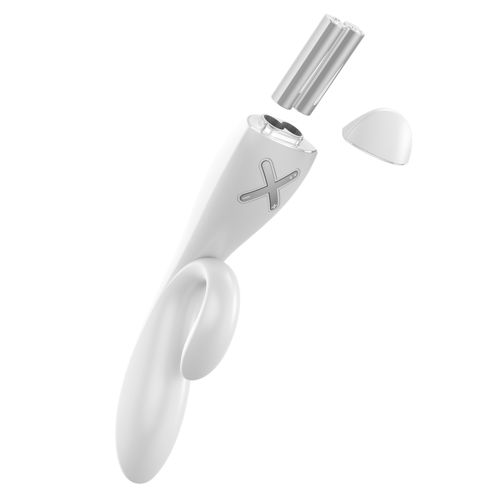 The German Designed K1 Rabbit from OVO Lifestyle Toys is rou... Ovo - K1 Rabbit Vibrator - White photo-3