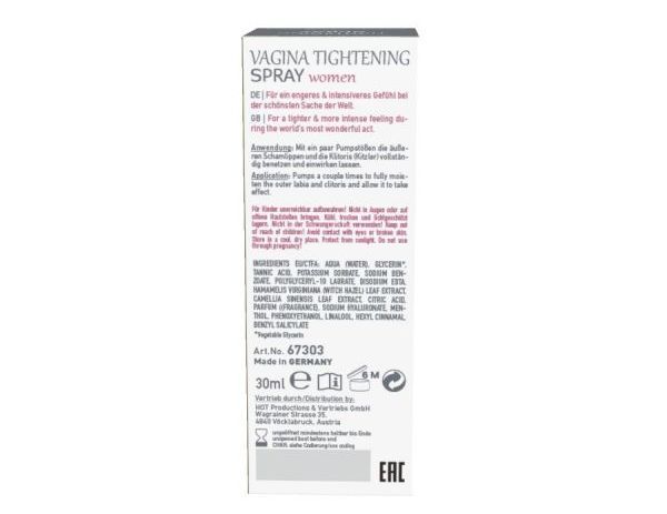 Shiatsu - Vagina Tightening Spray - 50ml photo-3