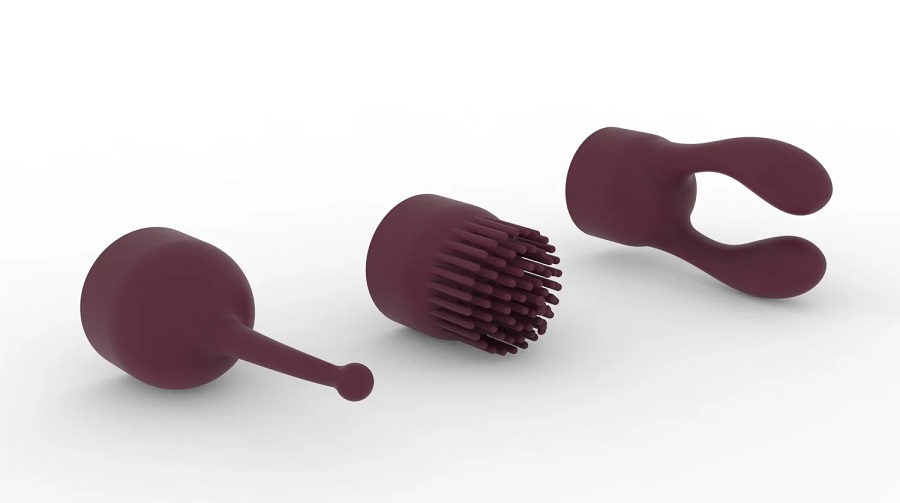 Silicone vibro bullet with 3 attachments
Vibration Modes: 1... Liebe Seele - Bullet Vibrator w Attachment - Wine Red photo-2