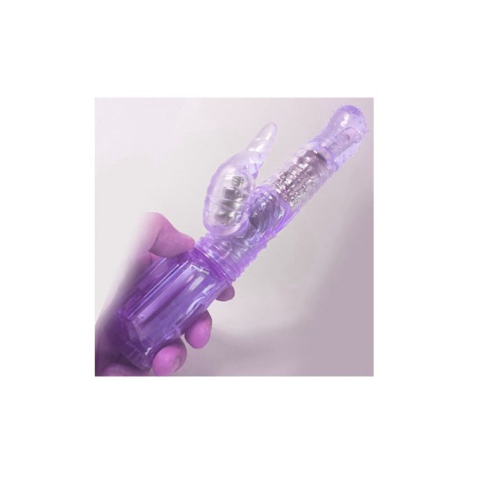 IMPULSE high-performance swing vibrator with strange shape! ... A-One - Impulse Rabbit Vibrator - Purple photo-4