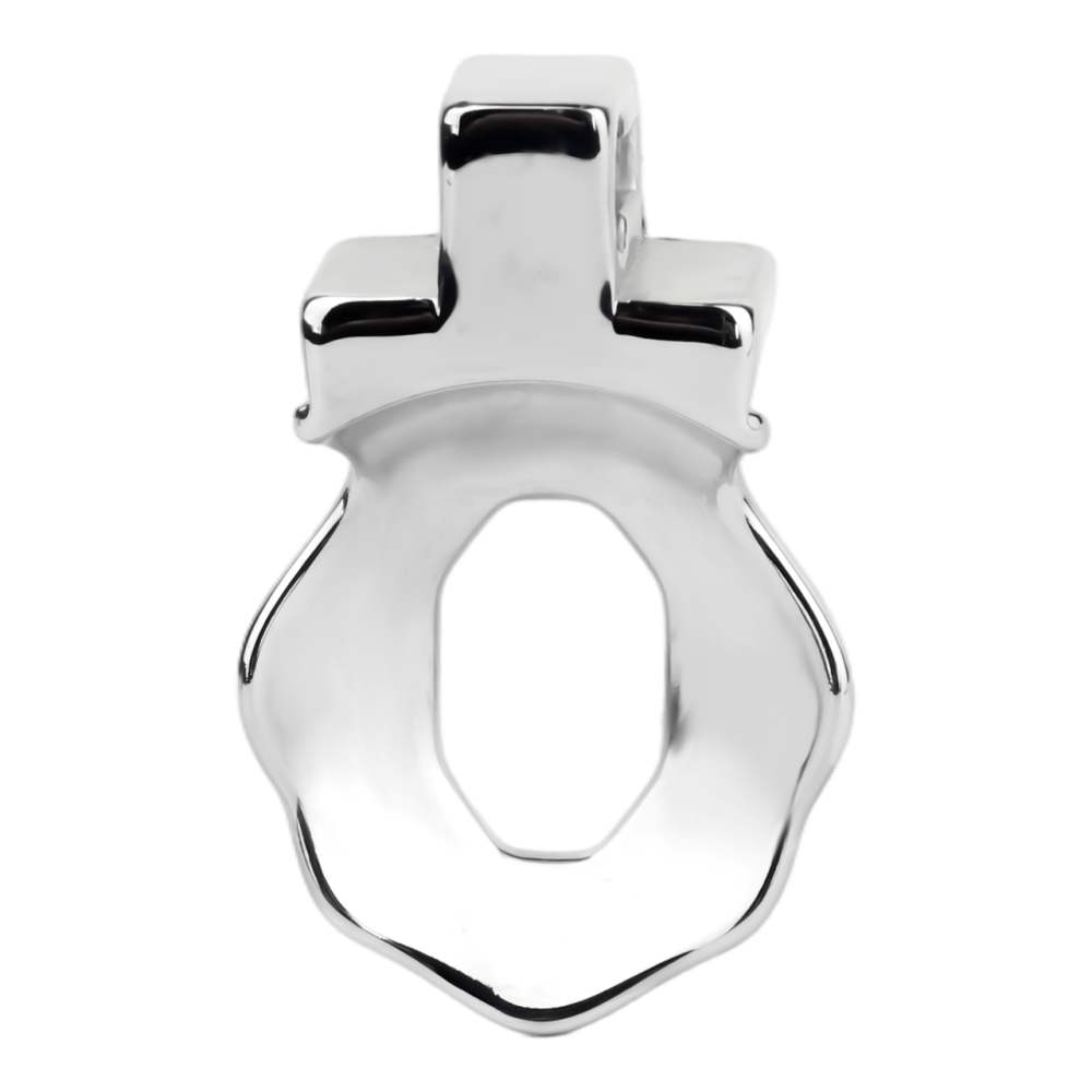 FAAK - Metal Chastity Cage 341 w Belt - Black photo-8