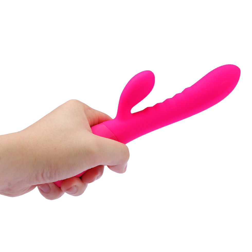 The unevenness of the main body stimulates the G spot with t... A-One - Boone! Vibrator - Lovely Pink photo-3