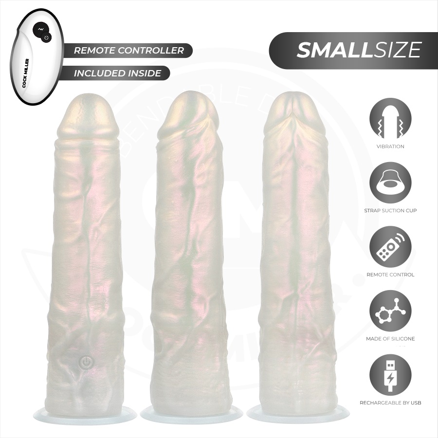 The COCK MILLER 19.5 cm model is an innovative proposal in t... Cock Miller - 19.5cm Lighting Vibro Dildo - Pearl photo-4