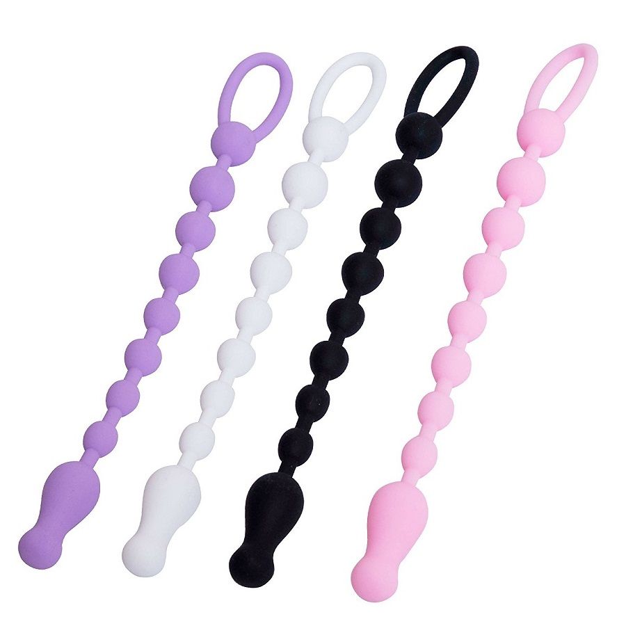 It is an anal bead with a handle with 10 beads in a safe and... A-One - Anal Big Bang Mini - Pink photo-3