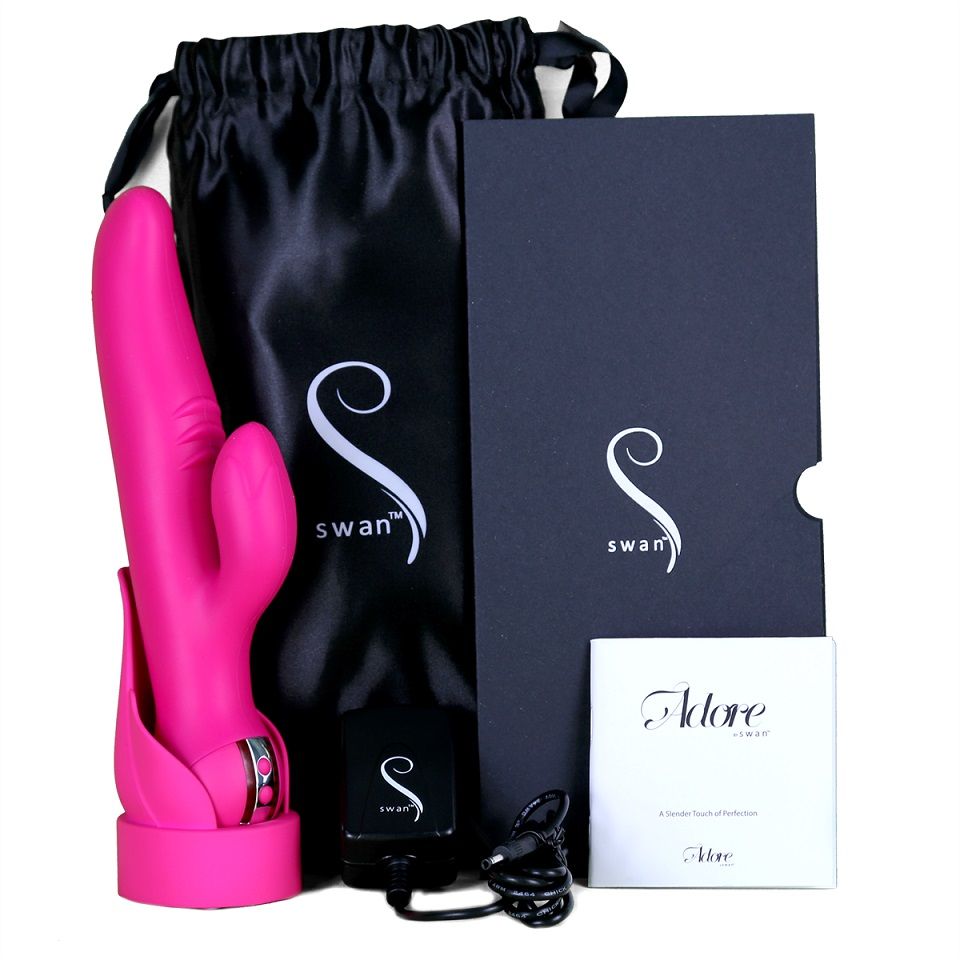 Adore Luxury embodies the true definition of its name. Perfe... Swan - Adore Luxury Vibrator - Pink photo-4