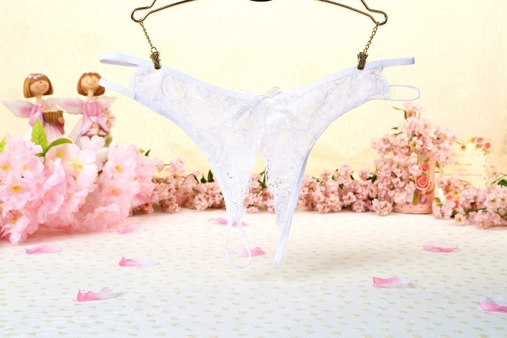 SB - 开档内裤 T192 - 白色 照片-7