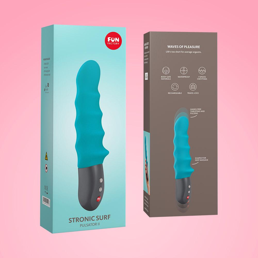 Stronic surf - hands-free thrusting pulsator for deep massag... Fun Factory - Stronic Surf - Petrol photo-5