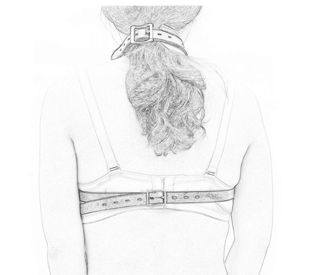 MT - Leather Harness Bra photo-2