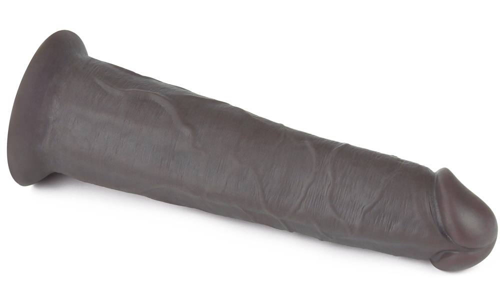 Lovetoy - 8" Dual Layered Rotator Dildo - Brown photo-8