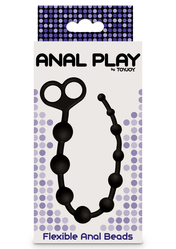 ToyJoy - Flexible Anal Beads - Black photo-6