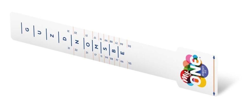 Standard condoms can sometimes feel too tight, too loose, to... myONE - FitKit Condom Size Ruler photo-3
