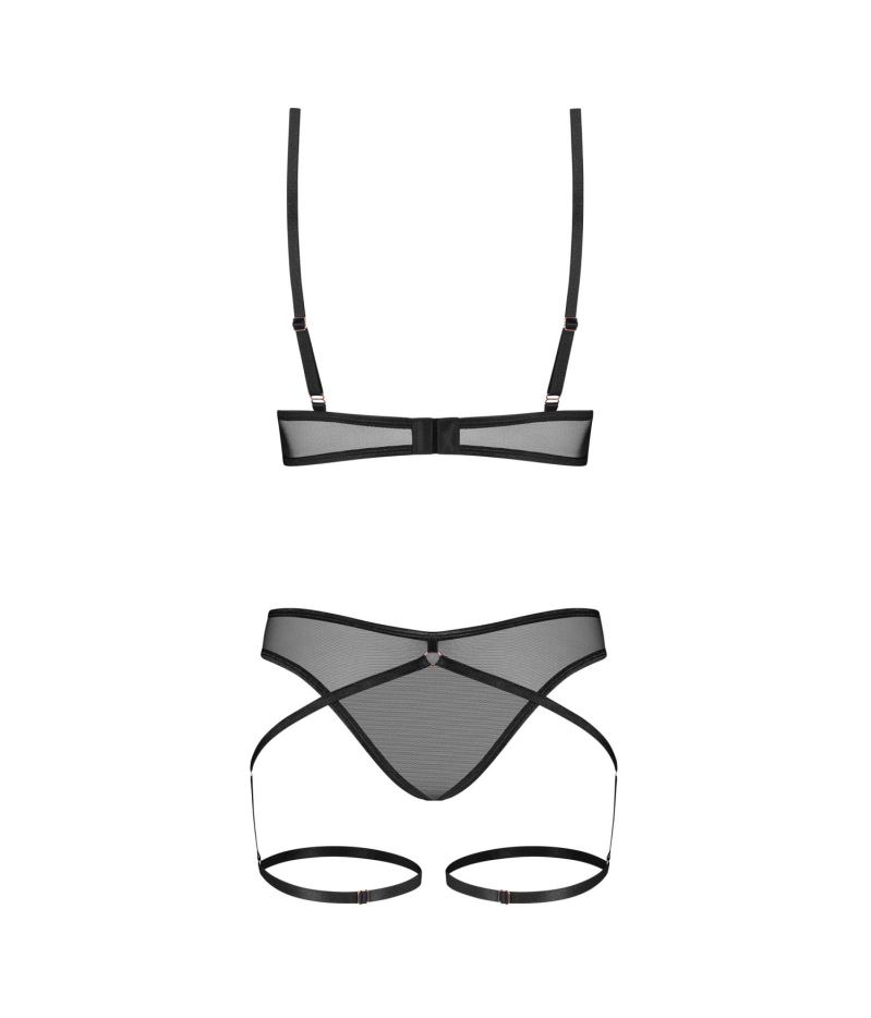 Obsessive - Euridia 2pcs Set - Black - M/L 照片-5