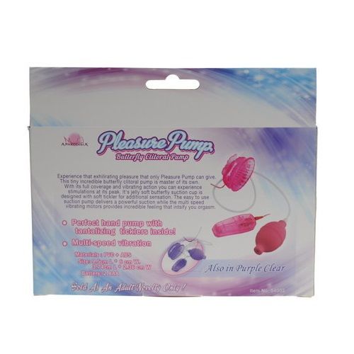 Aphrodisia - Butterfly Clitoral  Pleasure Pump - Pink photo