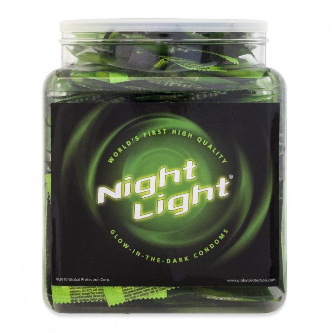The very first glow-in-the-dark condom cleared for sale by t... Global Protection - Night Light 1 pc photo-2