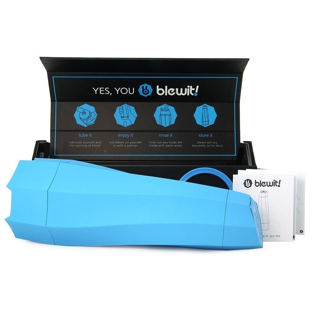Blewit was designed to perfectly simulate intercourse and en... Blewit - Men's Performance Enhancer - Blue photo-20