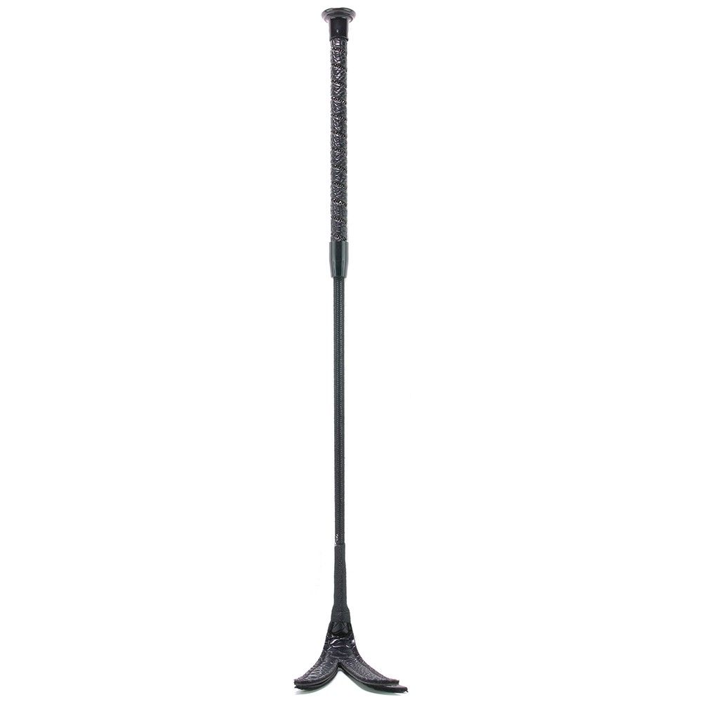 Vegan leather
Split tip
Handle Length: 8.5" (21.59... Sportsheets - Snake Bite - Black photo-3