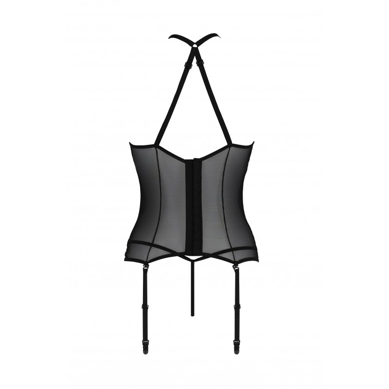 You will blossom at the sight of this corset on you. Satara ... Passion - Satara Corset - Black - S/M photo-4
