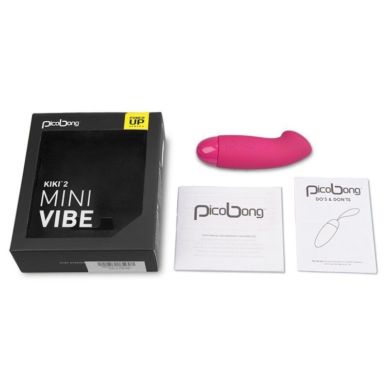 Updated with twice the power, KIKI™ 2 has a flattened tip pe... PicoBong - Kiki 2 Mini Vibe - Cerise photo-8